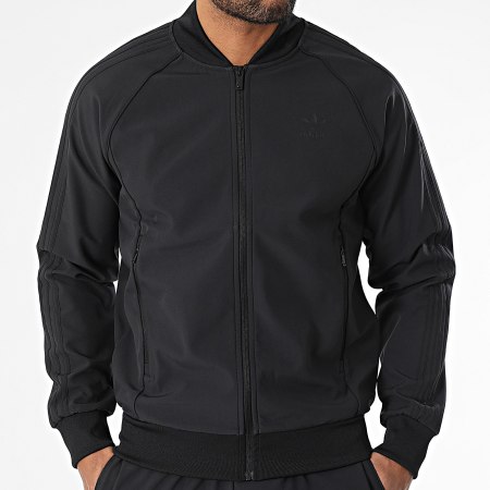 Adidas Originals - Ensemble Veste Zippée Et Pantalon Jogging Bonded IW0998 IW0997 Noir